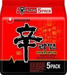 Nongshim Shin Ramyun 600g 5 Pack