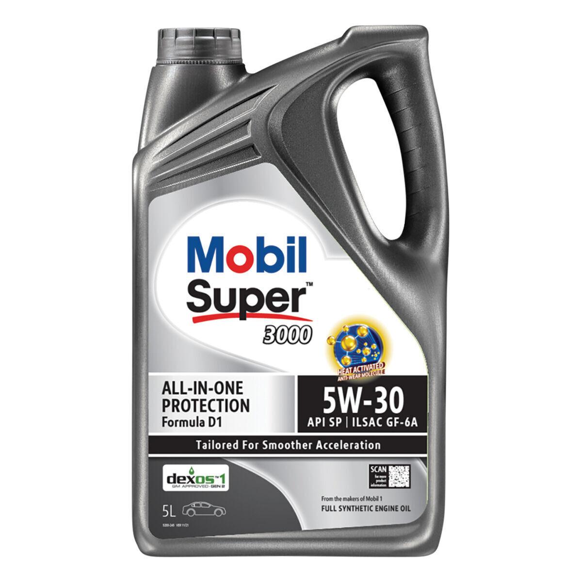 Mobil Super 3000 Formula D1 Engine Oil 5W-30 5 Litre