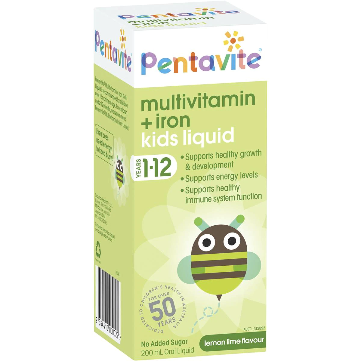 Pentavite Multivitamin+iron for Kid 200ml