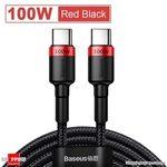 Baseus 100W Quick Charge 4.0 PD 2M USB C to USB C Cable
