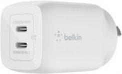 Belkin BoostCharge Pro Dual USB-C GaN Wall Charger with PPS 65W