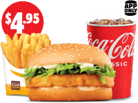 CHICKEN ROYALE MEDIUM VALUE MEAL