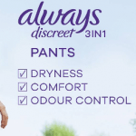 Always Discreet Incontinence Underwear Super Night Pant | L | 8 Pack | Woolworths Discount Offer