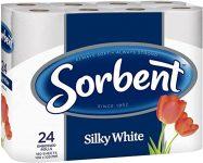 Sorbent Silky White Toilet Tissue 180 Sheets Per Roll (Pack of 24) | Amazon Discount Offer