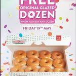 Free Original Glazed Dozen with Any Dozen Purchase