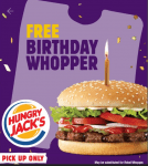Free Burger | Hungry Jack’s Offer