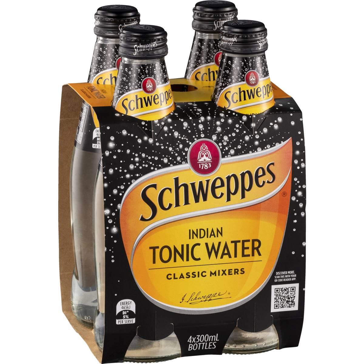 Schweppes Indian Tonic Water | 300ml X4 Pack | Woolworths Discount Offer