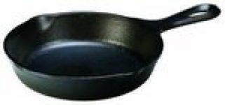 Lodge L3SK3 6.5 Inch Cast Iron Skillet, Black