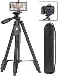 XXZU 152cm (60 Inch) Camera Tripod with Travel Bag | Amazon Discount Offer