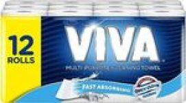 Viva Paper Towel, White 12-Pack – $14.40 ($1.20/Roll, Subscribe & Save $12.96) + Delivery (Free with Prime/ $39 Spend)