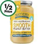 Get Ready for a Nutty Delight! Mayver’s Peanut Butter 375g – Only $2.90