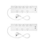 Power Up Your Devices! Arlec 8 Outlet USB Powerboard on Clearance