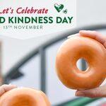 Free Sweet Treats! Celebrate World Kindness Day with 2 Glazed Doughnuts at Krispy Kreme