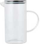 Sip in Style! 1.2L Glass Jug with Stainless Steel Lid – Now Only $4.00 (Was $10)