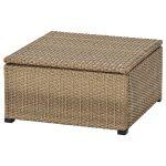 SOLLERÖN stool, outdoor, brown