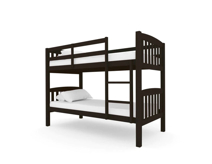 Dante 2-in-1 Solid Pine Timber Bunk Bed