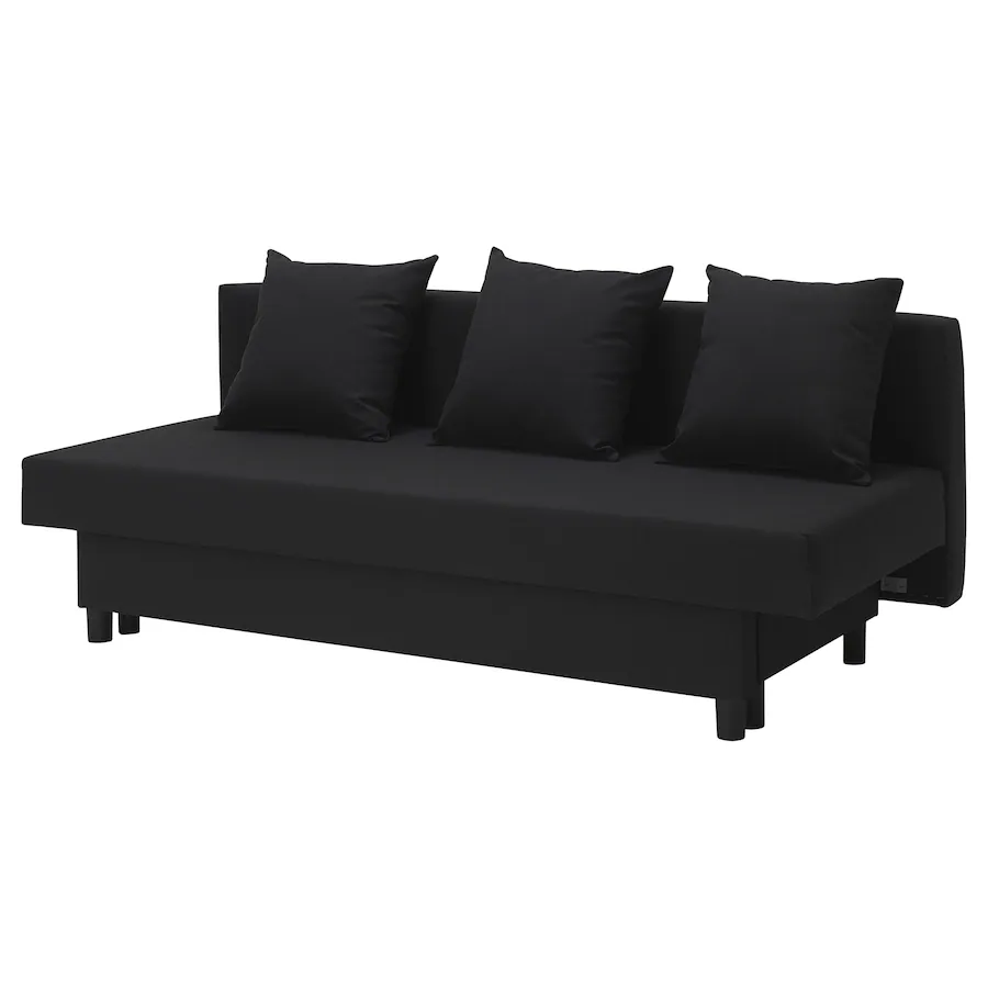 ASARUM 3-Seat Sofa Bed (Vissle Dark Grey)