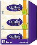 Stock Up on Comfort! Quilton 3 Ply Aloe Vera Facial Tissues – 12 Boxes for Only $20.53 🌿🧻