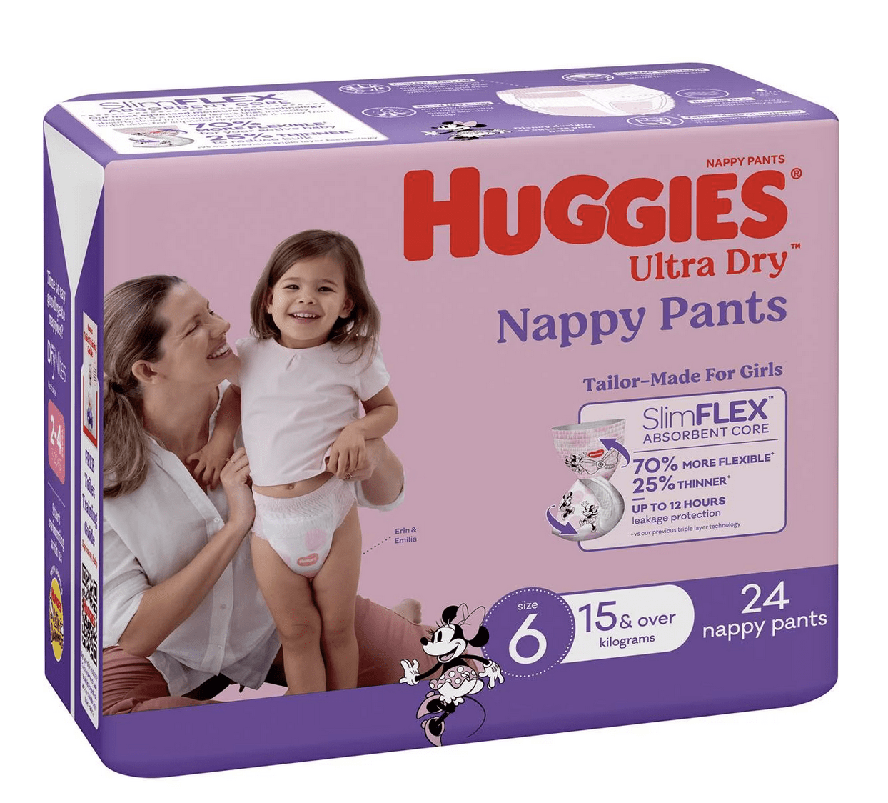 Huggies Ultra Dry Nappy Pants for Boys/Girls Size 3-6 on 1/2 price deal