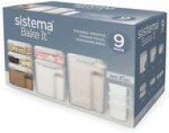 Sistema Bake It 9-Pack Clear – $15 (RRP $70) | Exclusive Bonus $5 In-Store Voucher!
