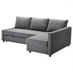 Friheten Corner Sofa Bed – Smart Storage in Skiftebo Dark Grey