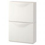 Trones Shoe Cabinet – Stylish White Storage Solution