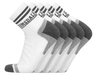 Lonsdale Men’s Performance 1/4 Crew Sock 5-Pack – White