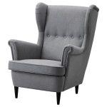 STRANDMON Wing Chair – Nordvalla Dark Grey