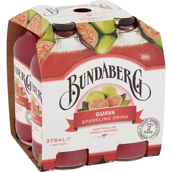 Bundaberg Sparkling Guava Drink – 4 Pack