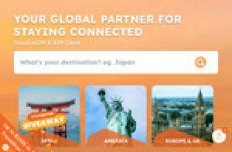 30% Off All Travel eSIMs & SIM Cards – Europe, USA, Asia & More from $2.10 + Free Shipping @ TravelKon