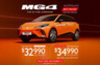 MG MG4 Excite 64 BEV – $34,990 Driveaway with Up to 450km Range