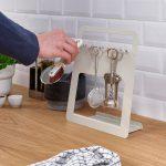 UPPFYLLD Kitchen Utensil Holder – Light Grey/Beige